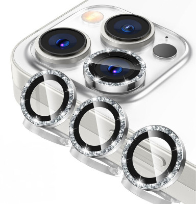 MATSV Camera Lens Protector for iPhone 15 Pro & iPhone 15 Pro Max (3Pc Set)(Pack of 1)