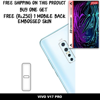 ARBAN Camera Lens Protector for VIVO V17 PRO FREE 1 3D EMBOSSED SKIN FOR MOBILE BACK WITH CUT C1S002(Pack of 1)