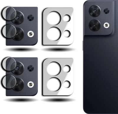 ASTARD Back Camera Lens Glass Protector for Oppo Reno 8(Pack of: 2)