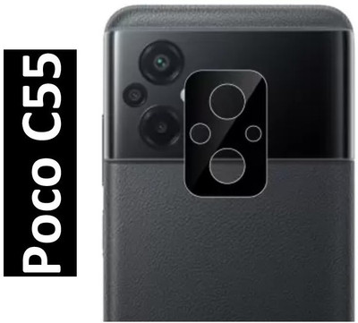 Mersal Back Camera Lens Glass Protector for Poco C55(Pack of: 1)