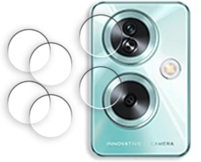 DOWRVIN Camera Lens Protector for OPPO A2 CAMERA LENS ( PACK OF 3)(Pack of 3)