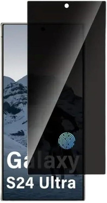 GET PAY Edge To Edge Screen Guard for Ultrasonic Fingerprint Compatible Samsung Galaxy S24 Ultra 5G PRIVACY Screen Protector, 9H Tempered Glass, HD Clear Case Friendly for Samsung(Pack of 1)