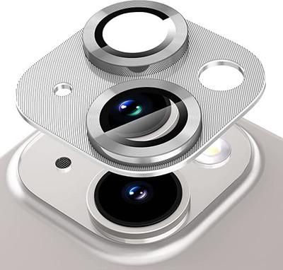 RADHYA Camera Lens Protector for Aluminium Alloy 3D Camera Lens Protector Compatible for iPhone 14/iPhone 14 Plus, Camera Lens Premium Caera Glass For iPhone 14/iPhone 14 Plus Aluminium Alloy 3D Lens Ring Cover(Pack of 1)