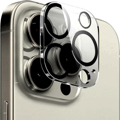 Justcellz Back Camera Lens Glass Protector for iPhone 15 pro/15 pro max(Pack of: 1)