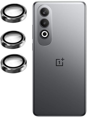 casual need Camera Lens Protector for Oneplus Nord CE4 Camera Ring Back Camera Lens Screen Protector 3D Anti Shock/Anti-Scratch/Clear/BLACK Camera Tempered Glass (3 piece in )(Pack of 1)