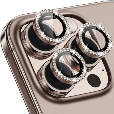 prozzile Camera Lens Protector for iPhone 16 Pro, iPhone 16 Pro Max(Pack of 3)