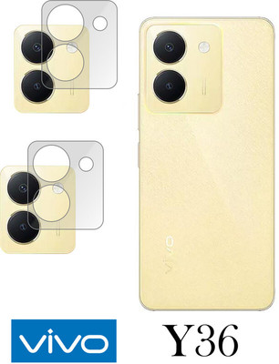 PONDRIK Back Camera Lens Glass Protector for VIVO Y36(Pack of: 2)