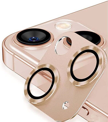 RADHYA Camera Lens Protector for iPhone 13 / iPhone 13 Mini Metal Rings Back Camera Lens Protector | Anti Scratch | HD Tempered Glass Metal Camera Screen Protector(Pack of 1)