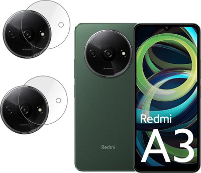 CINZIA Back Camera Lens Glass Protector for REDMI A3(Pack of: 2)