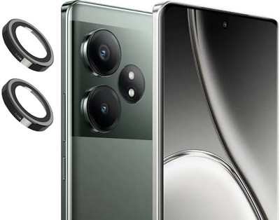 casual need Camera Lens Protector for Realme GT 6T / Realme GT 6 5G Camera Glass Protector Guard [3D Premium] - Black(Pack of 1)