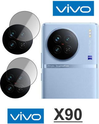 CINZIA Back Camera Lens Glass Protector for VIVO X90(Pack of: 2)