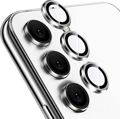 RADHYA Camera Lens Protector for Samsung Galaxy S23/S23 Plus, Camera Ring,High Clarity, Scratch Proof 9H camera Glass,Samsung S23/S23 Plus Camera Protector Aluminum Trim(Pack of 1)