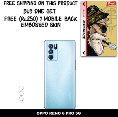 ARBAN Camera Lens Protector for OPPO RENO 6 PRO 5G FREE 1 3D EMBOSSED SKIN FOR MOBILE BACK C1S001(Pack of 1)