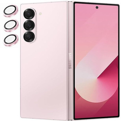 casual need Camera Lens Protector for 9H Hardness, Full Coverage Anti Scratch Camera Metal Ring (Samsung Galaxy Z Fold 6, pink)(Pack of 1)