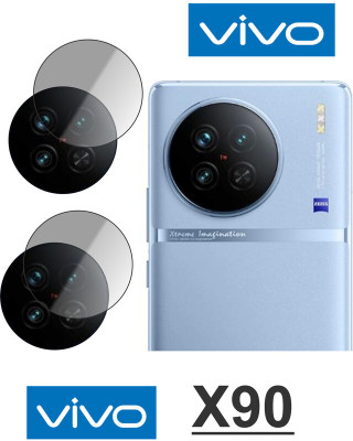 CINZIA Back Camera Lens Glass Protector for VIVO X90(Pack of: 2)