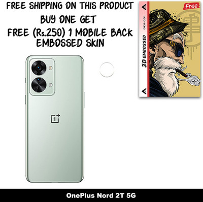 ARBAN Camera Lens Protector for OnePlus Nord 2T 5G FREE 1 3D EMBOSSED SKIN FOR MOBILE BACK C1S001(Pack of 1)