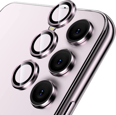 A3sprime Camera Lens Protector for Samsung Galaxy S23 5G, |Full Coverage 9H Surface Hardness Tempered Glass with Metal Ring Guard Camera Protector|(Pack of 3)