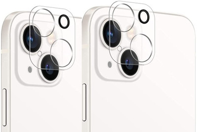 Cowboy Camera Lens Protector for Apple Iphone 14 Plus Camera screen guard tempered glass Transparent(Pack of 2)