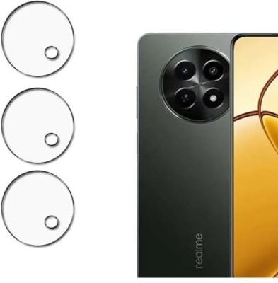 AHWAVEEDA Camera Lens Protector for REALME C65 5G(Pack of 3)