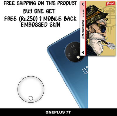 ARBAN Camera Lens Protector for ONEPLUS 7T FREE 1 3D EMBOSSED SKIN FOR MOBILE BACK C1S001(Pack of 1)