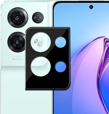 lazzymoby Camera Lens Protector for OPPO Reno 8 Pro 5G, 3D Looks(Pack of 1)