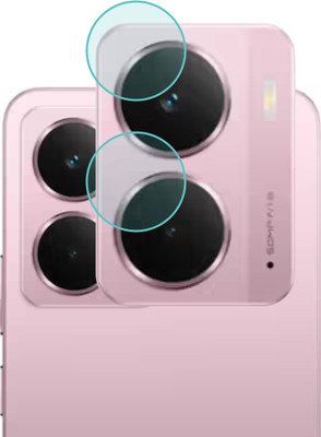 Vatsin Back Camera Lens Glass Protector for Realme P3(Pack of: 2)