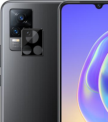 lazzymoby Camera Lens Protector for VIVO V21e 4G, 3D Looks Glossy Finish(Pack of 1)