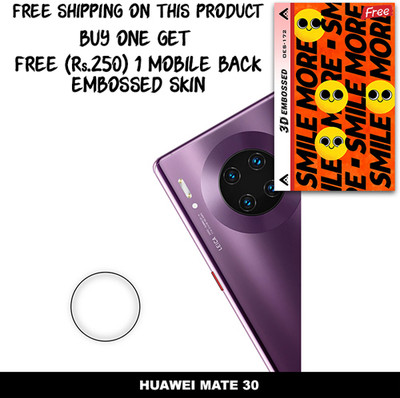SOMTONE Camera Lens Protector for HUAWEI MATE 30 FREE 1 3D EMBOSSED SKIN FOR MOBILE BACK WITH CUT C1S172(Pack of 1)