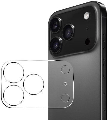 Mobilive Back Camera Lens Glass Protector for Apple iPhone 17 Pro Scratch Proof Anti-Dust Full Lens Covered(Pack of: 1)