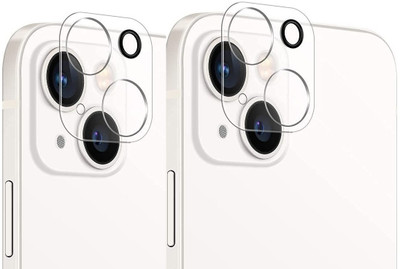 Cowboy Camera Lens Protector for Apple Iphone 14 Plus Camera screen guard tempered glass Transparent(Pack of 2)