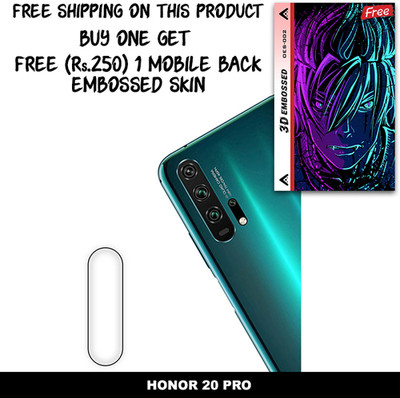 ARBAN Camera Lens Protector for HONOR 20 PRO FREE 1 3D EMBOSSED SKIN FOR MOBILE BACK WITH CUT C1S002(Pack of 1)