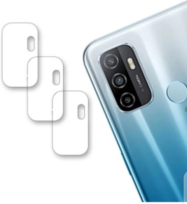 DOWRVIN Camera Lens Protector for OPPO A53 CAMERA LENS (PACK OF 3)(Pack of 3)