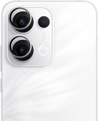 casual need Camera Lens Protector for OPPO Reno 13 5G |Edge To Edge Full Coverage 9H Scratch Resistant Ring(Silver)(Pack of 1)