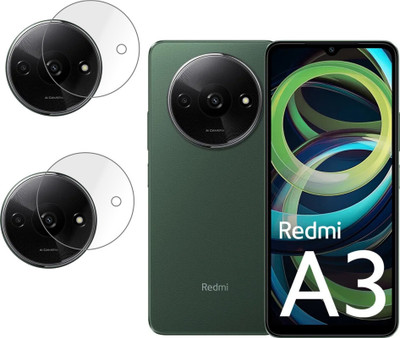 CINZIA Back Camera Lens Glass Protector for REDMI A3(Pack of: 2)