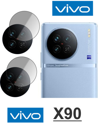 CINZIA Back Camera Lens Glass Protector for VIVO X90(Pack of: 2)