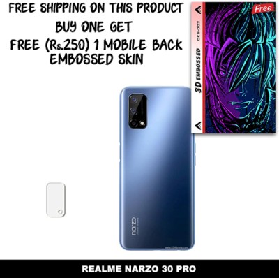 ARBAN Camera Lens Protector for REALME NARZO 30 PRO FREE 1 3D EMBOSSED SKIN FOR MOBILE BACK WITH CUT C1S002(Pack of 1)