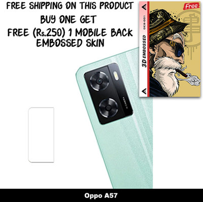 ARBAN Camera Lens Protector for Oppo A57 FREE 1 3D EMBOSSED SKIN FOR MOBILE BACK C1S001(Pack of 1)
