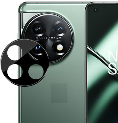 lazzymoby Camera Lens Protector for OnePlus 11 5G, 3D Black Color(Pack of 1)