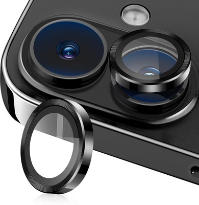 AUDICE Camera Lens Protector for IPHONE 16 & IPHONE 16 PLUS, CAMERA LENS PROTECTOR, TEMEPRED GLASS CAMERA RINGS FOR IPHONE 16 AND 16 PLUS, CAMERA LENS GUARD COMPATIBLE WITH IPHONE 16 AND IPHONE 16 PLUS BLACK(Pack of 1)
