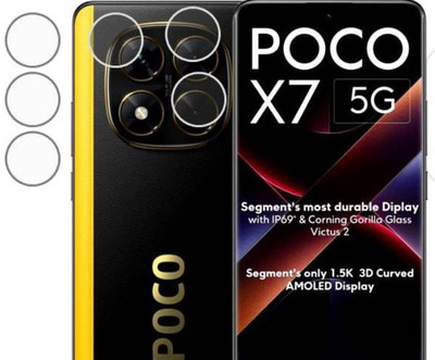 DB Camera Lens Protector for POCO X7 5G CAMERA LENS ( PACK OF 2)(Pack of 2)