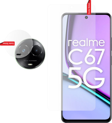 TIT ART Screen Guard for realme C67 5G, C67 5G, {CAMERA GLASS}(Pack of 2)