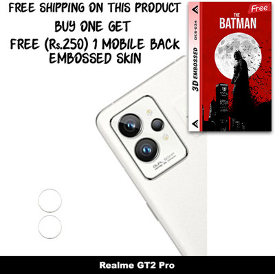 ARBAN Camera Lens Protector for Realme GT2 Pro FREE 1 3D EMBOSSED SKIN FOR MOBILE BACK WITH CUT C1S034(Pack of 1)