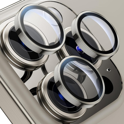MATSV Back Camera Lens Glass Protector for iPhone 15 Pro Max(Pack of: 3)