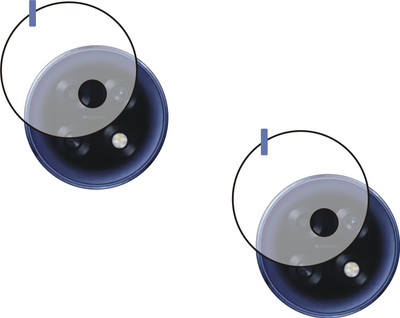 DESIBUZZ Camera Lens Protector for OPPO F31 Pro+ 5G(Pack of 2)