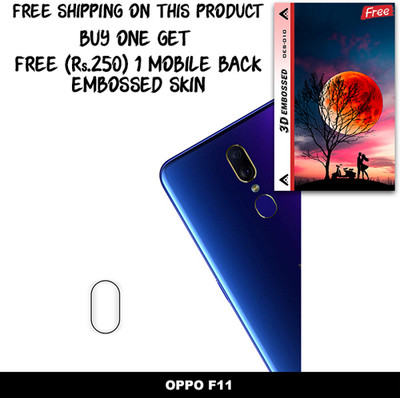 ARBAN Camera Lens Protector for OPPO F11 FREE 1 3D EMBOSSED SKIN FOR MOBILE BACK WITH CUT C1S010(Pack of 1)