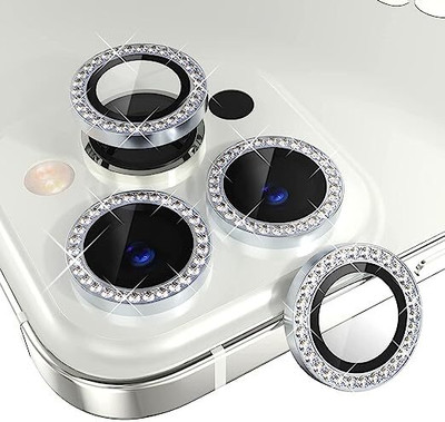 Bnny Camera Lens Protector for Apple iPhone 13 Pro, 13 Pro Max Camera Lens With Inbuilt Tempered Glass Aluminium Alloy Metal Ring Scratch proof Very Easy To Install With Ultra Protection(Pack of 3)