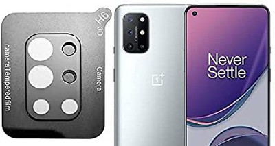 Gorilaa Camera Lens Protector for Camera Lens Protector Tempered Glass for OnePlus 8T / 1+8T (9H 3D) [Black] Back - Full Camera Coverage(Pack of 1)