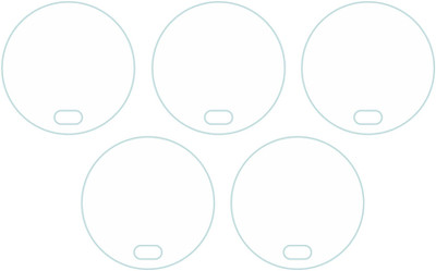 Ten To 11 Camera Lens Protector for Realme Narzo 60X 5G(Pack of 5)