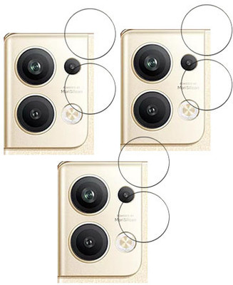 MUTAALI Camera Lens Protector for Oppo Reno9 Pro+(Pack of 3)