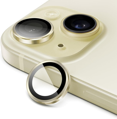 CASENED Back Camera Lens Glass Protector for iPhone 15, 15 Plus, iPhone 14, 14 Plus, iPhon 16e(Pack of: 1)